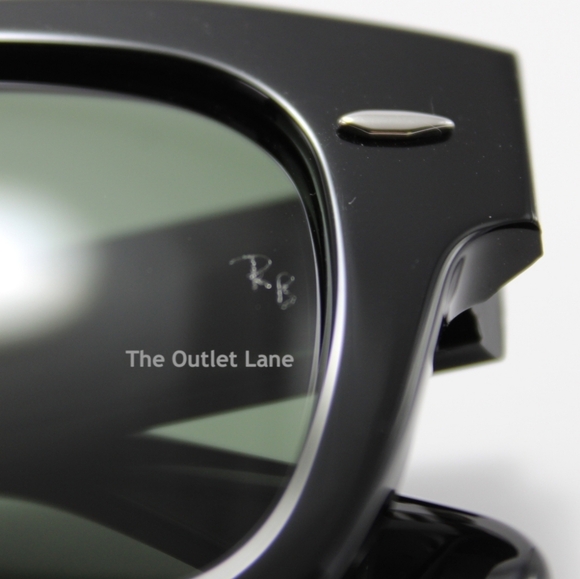 Model Display Ray-Ban State Street Green Lens RB2186 Black Frame - Picture 12 of 16